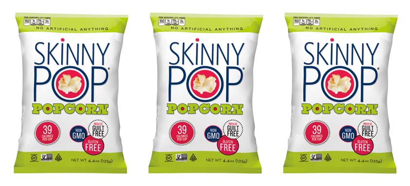 skinny pop popcorn