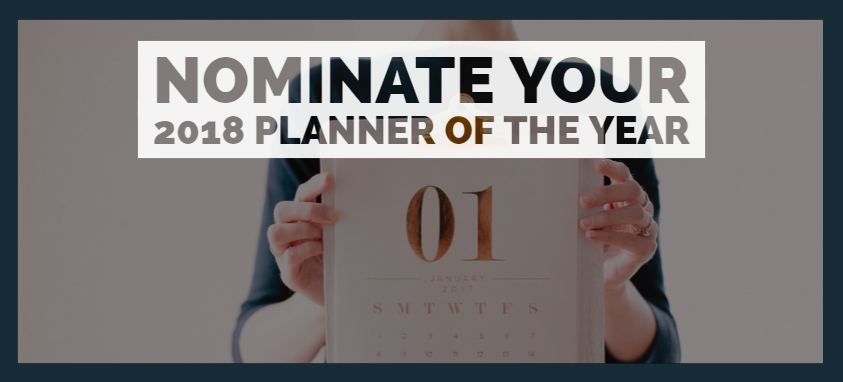 Planner of the Year 2018