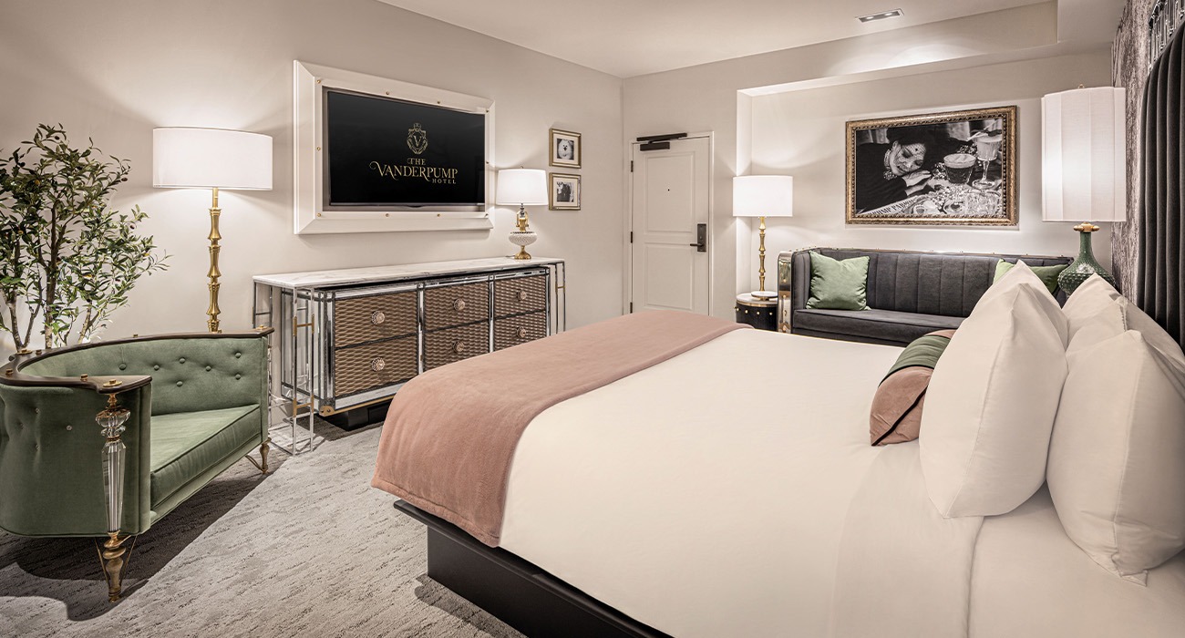 The Vanderpump Hotel guest room