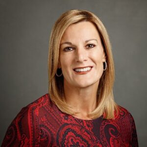 maria grasso wearing red top