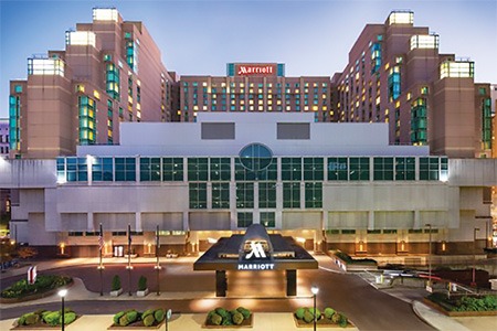 exterior of philadelphia marriott