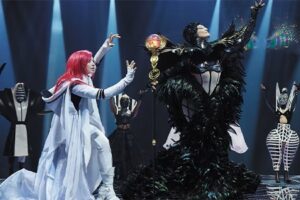 actors performing at Awakening at Wynn Las Vegas