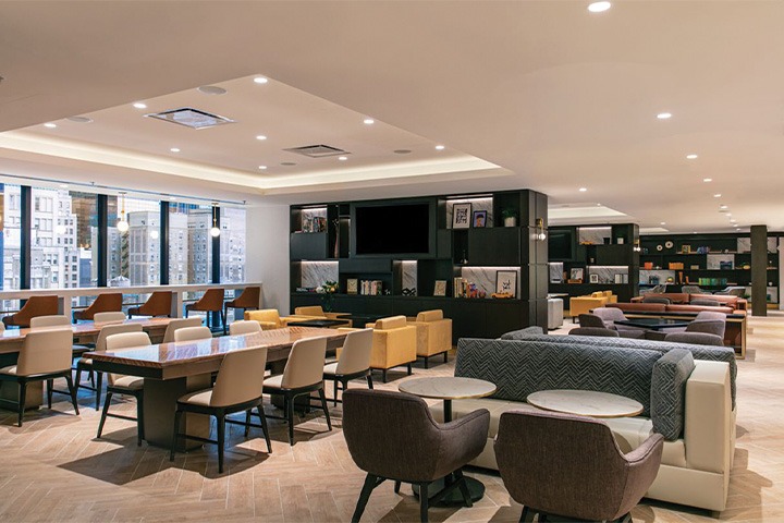 New York Marriott Marquis_M Club Lounge