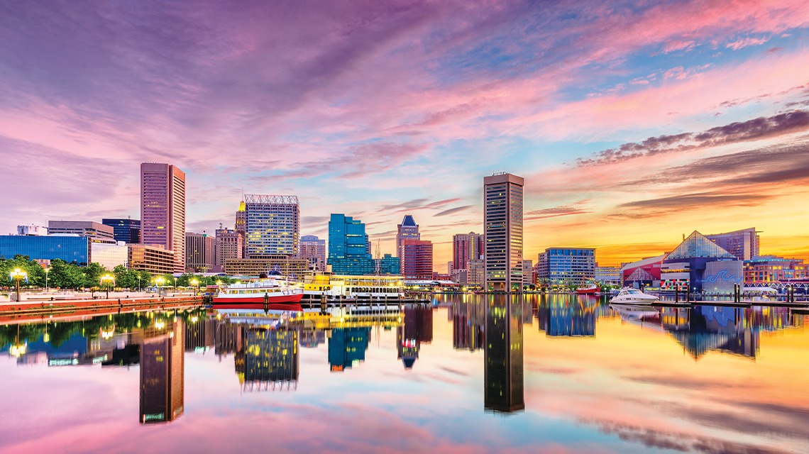 National Harbor, Maryland, skyline