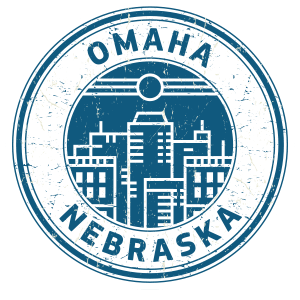 blue omaha stamp
