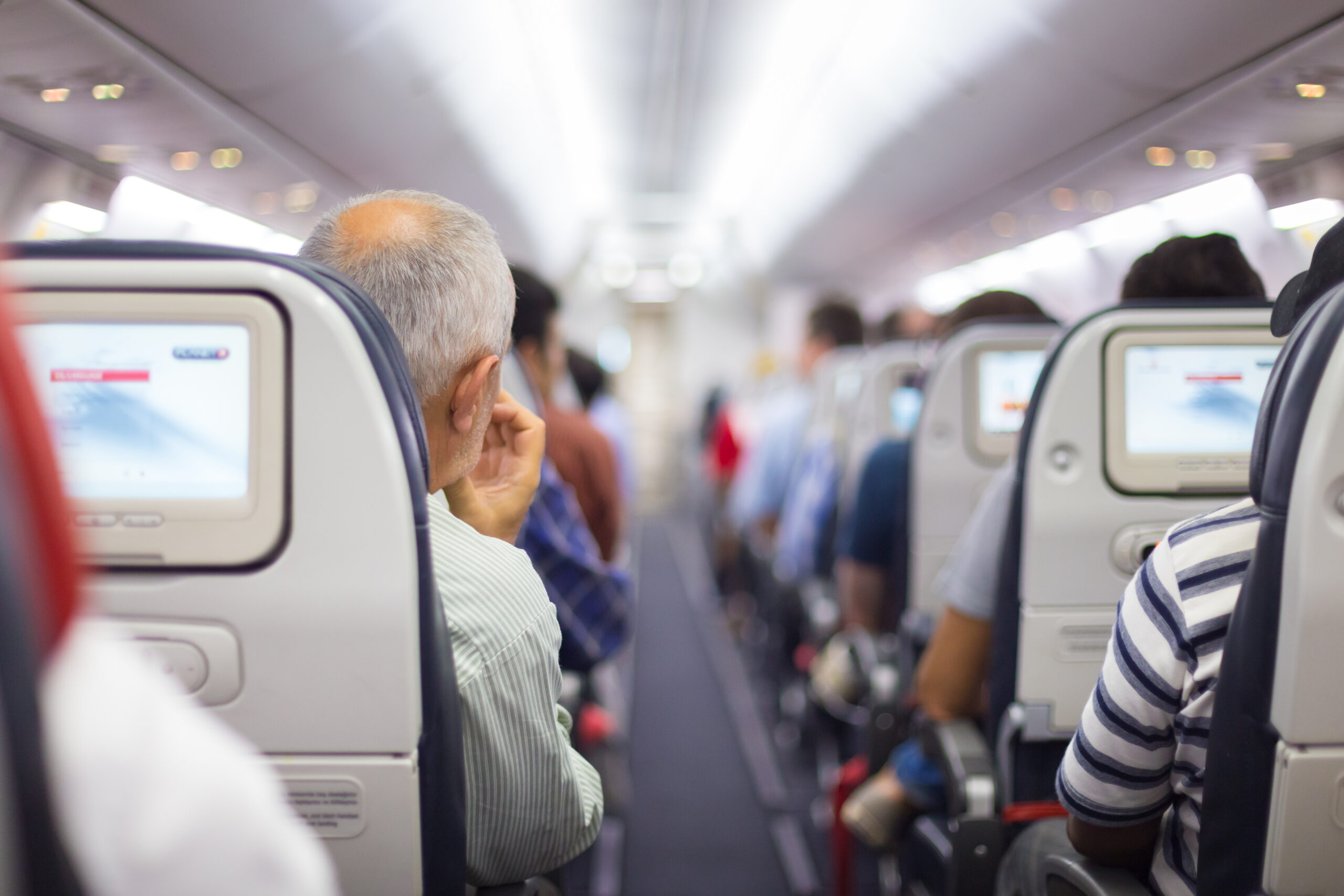 unhappy airline passenger