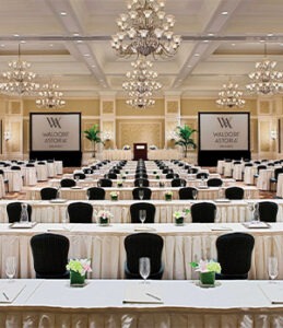 front view of ballroom