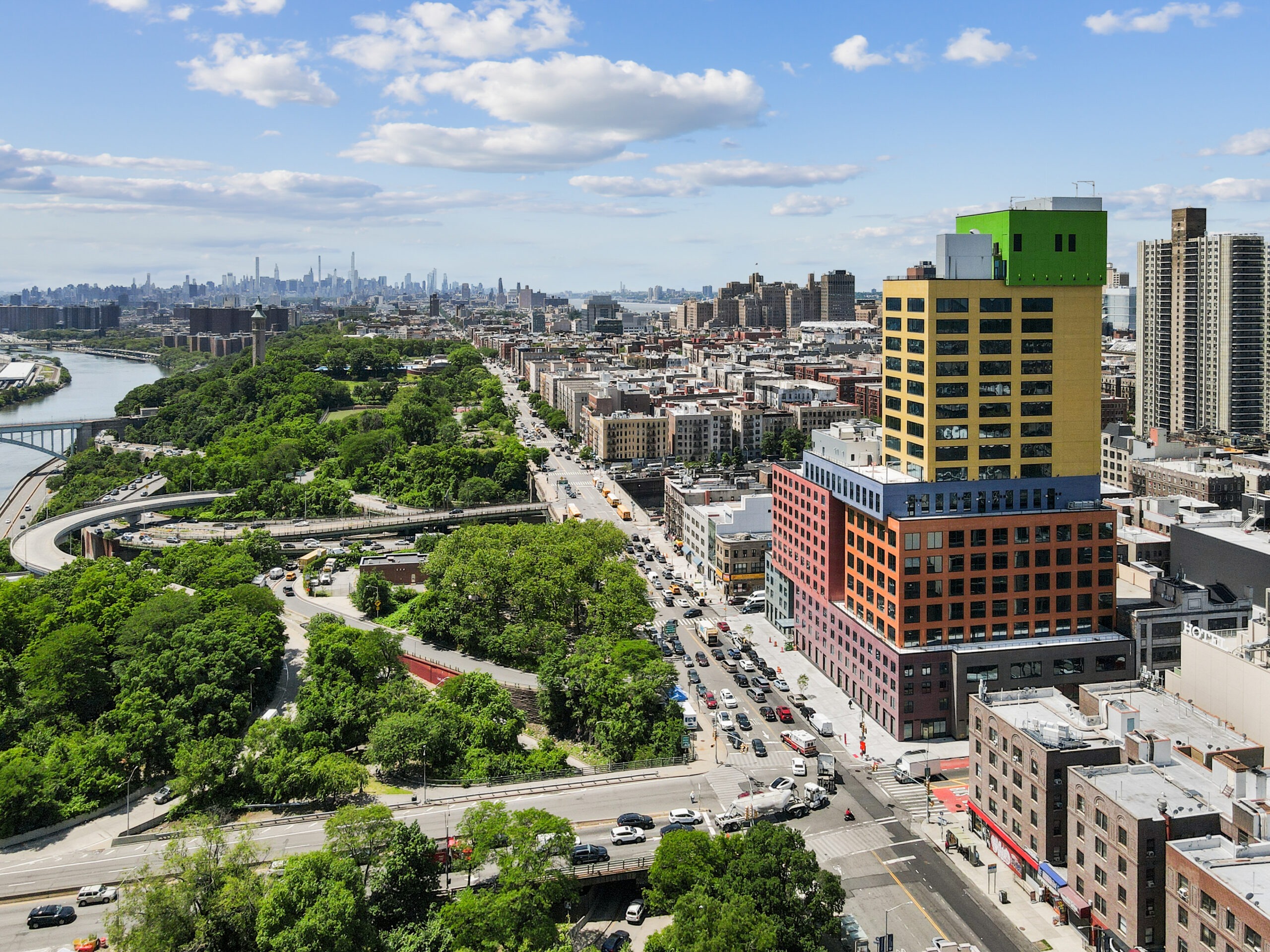The Radio Hotel stands in the Washington Heights Neighborhood