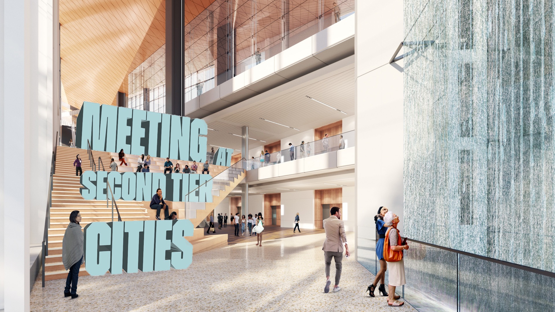 rendering of Baird Center interior