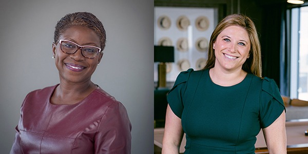 Headshots of Carolyn Horton and Karen Donatelli for Smart Moves