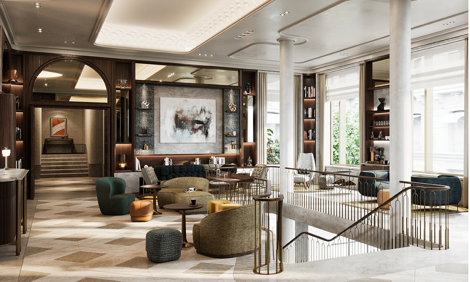 Rosewood Munich lobby