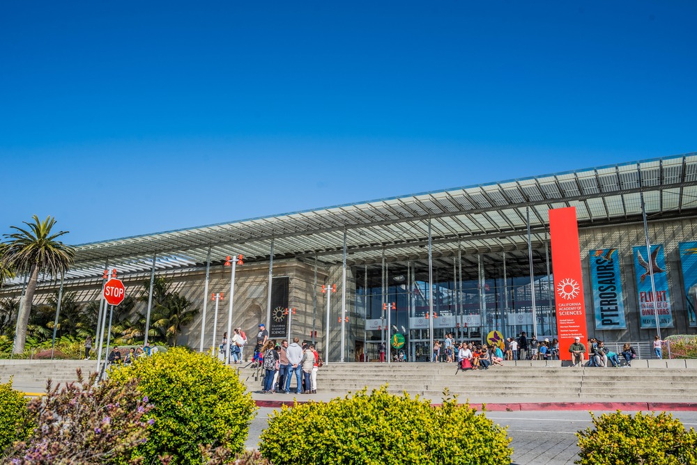 Entrance into the California Academy of Sciences