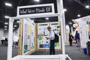 education kiosk at IMEX 2022
