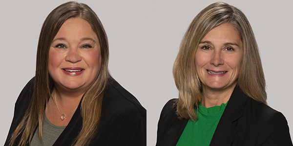 Headshots of Christina Henshall (left) and Misty Sparks (right)