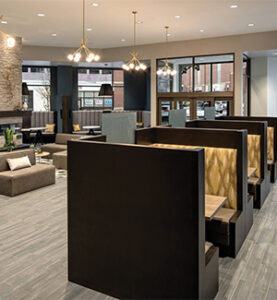 hotel lobby