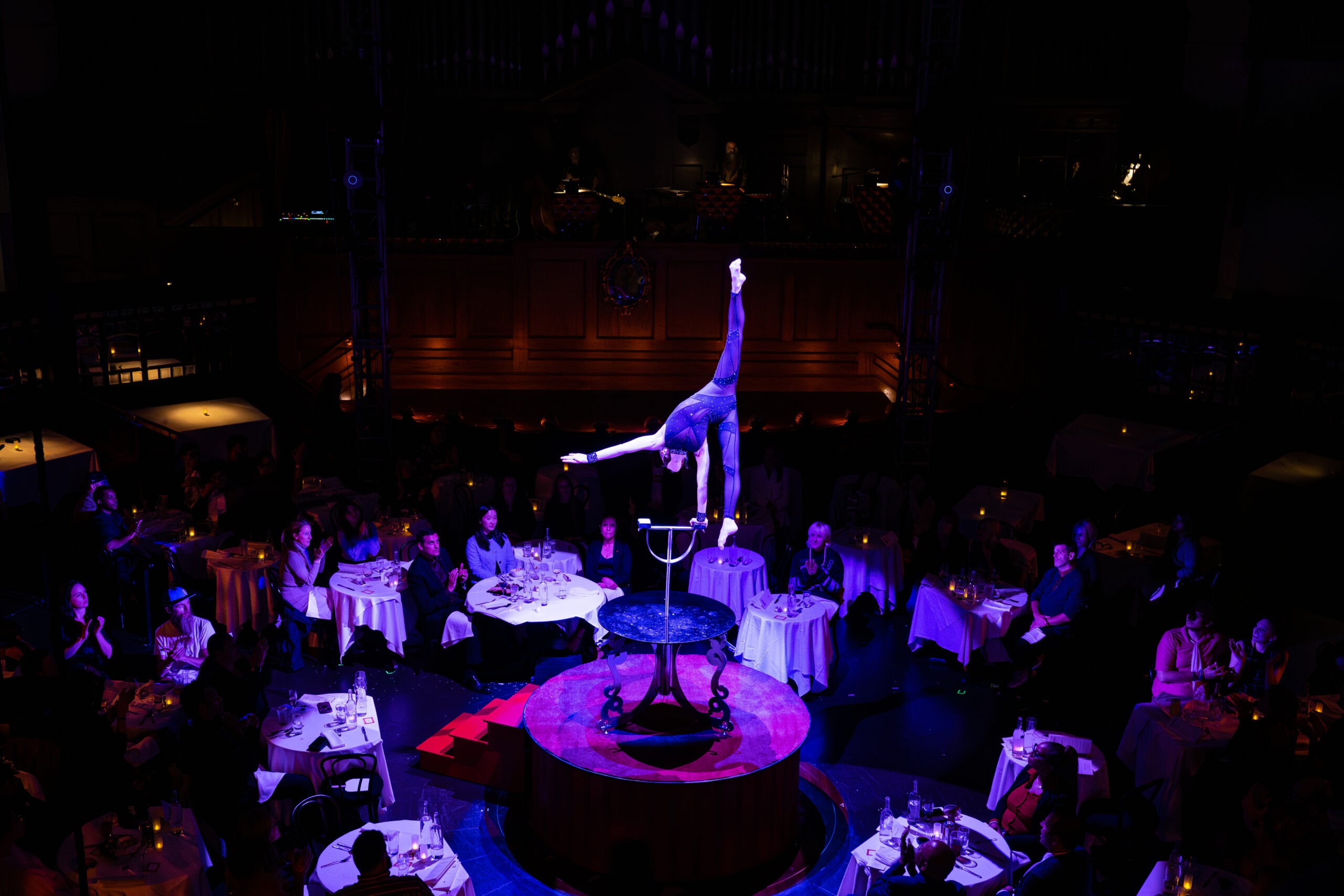 Elayne Kramer in Teatro ZinZanni Residency at Lotte Hotel Seattle. Nate Watters