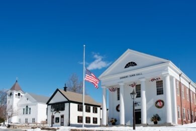 white building