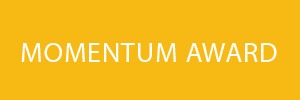 yellow sign that says "momentum award"