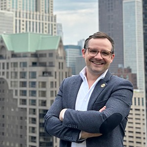 Smart Moves headshot of Patrick Lacassagne at Viceroy Chicago