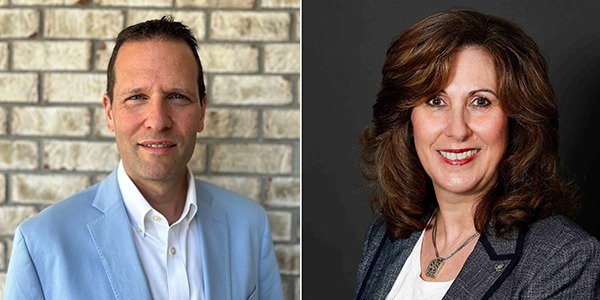 Rick Schatz, general manager (left) and Ronni Anderson, director of sales and marketing (right), Tempo by Hilton Nashville Downtown