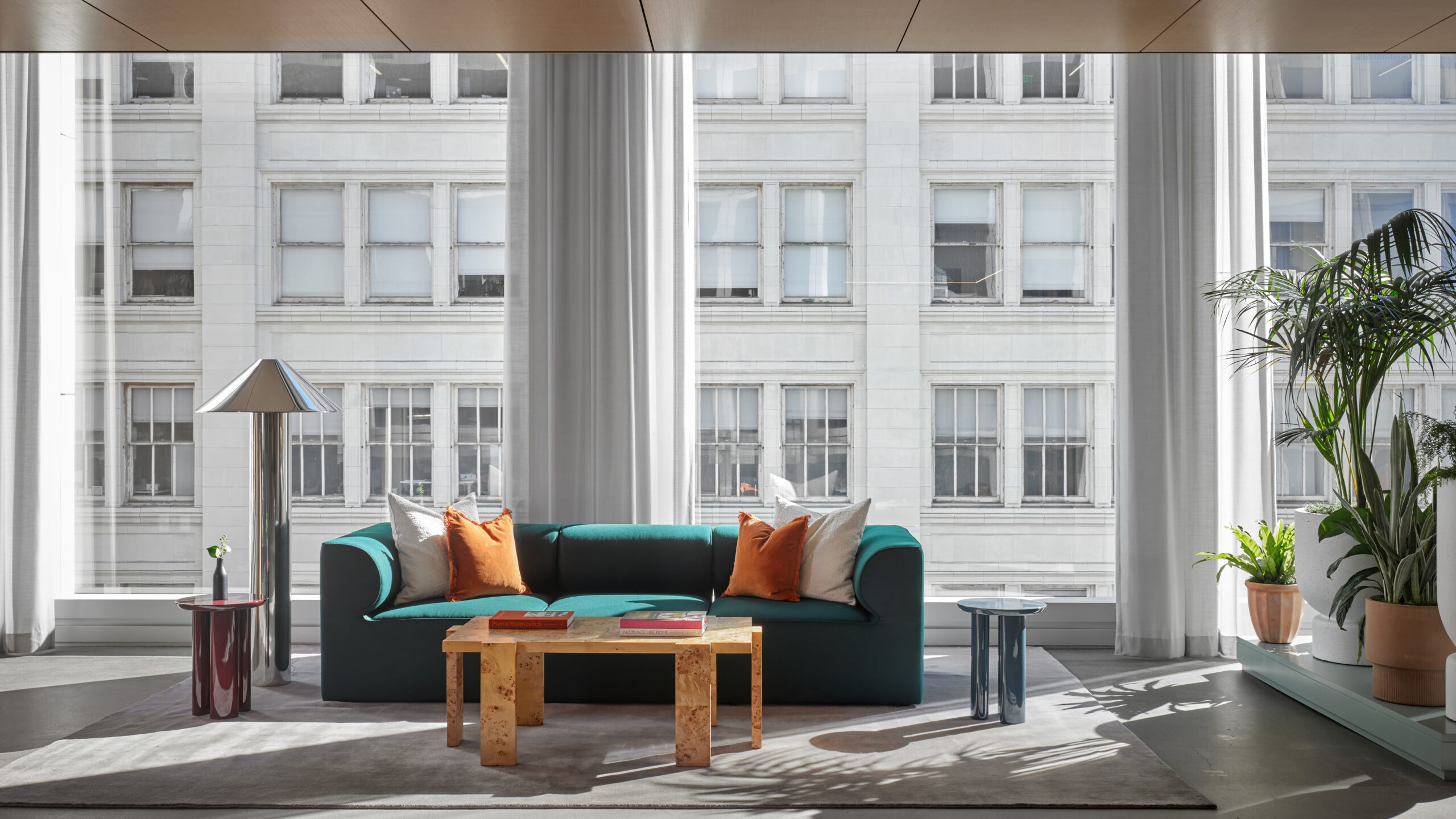 Lounge space at Convene 100 Stockton in San Francisco for New and Renovated