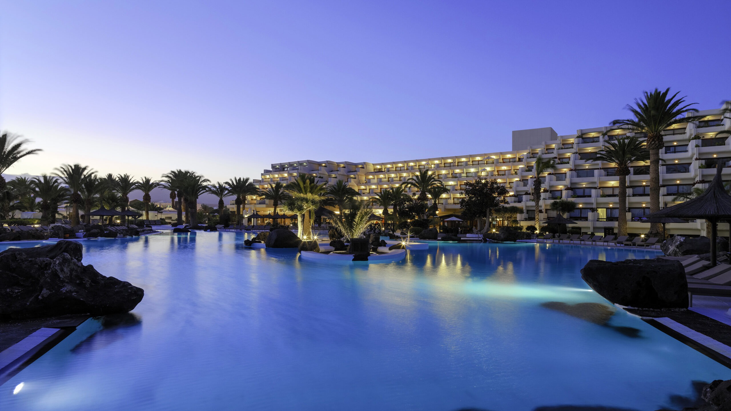 The pool at Paradisus Salinas Lanzarote