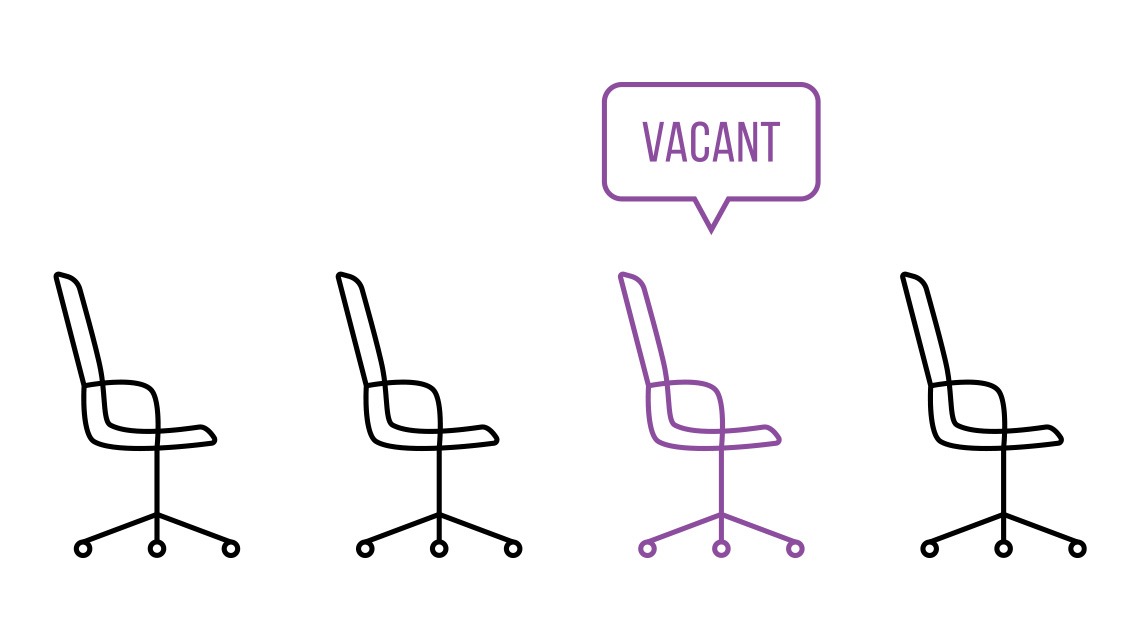 illustration of four chairs