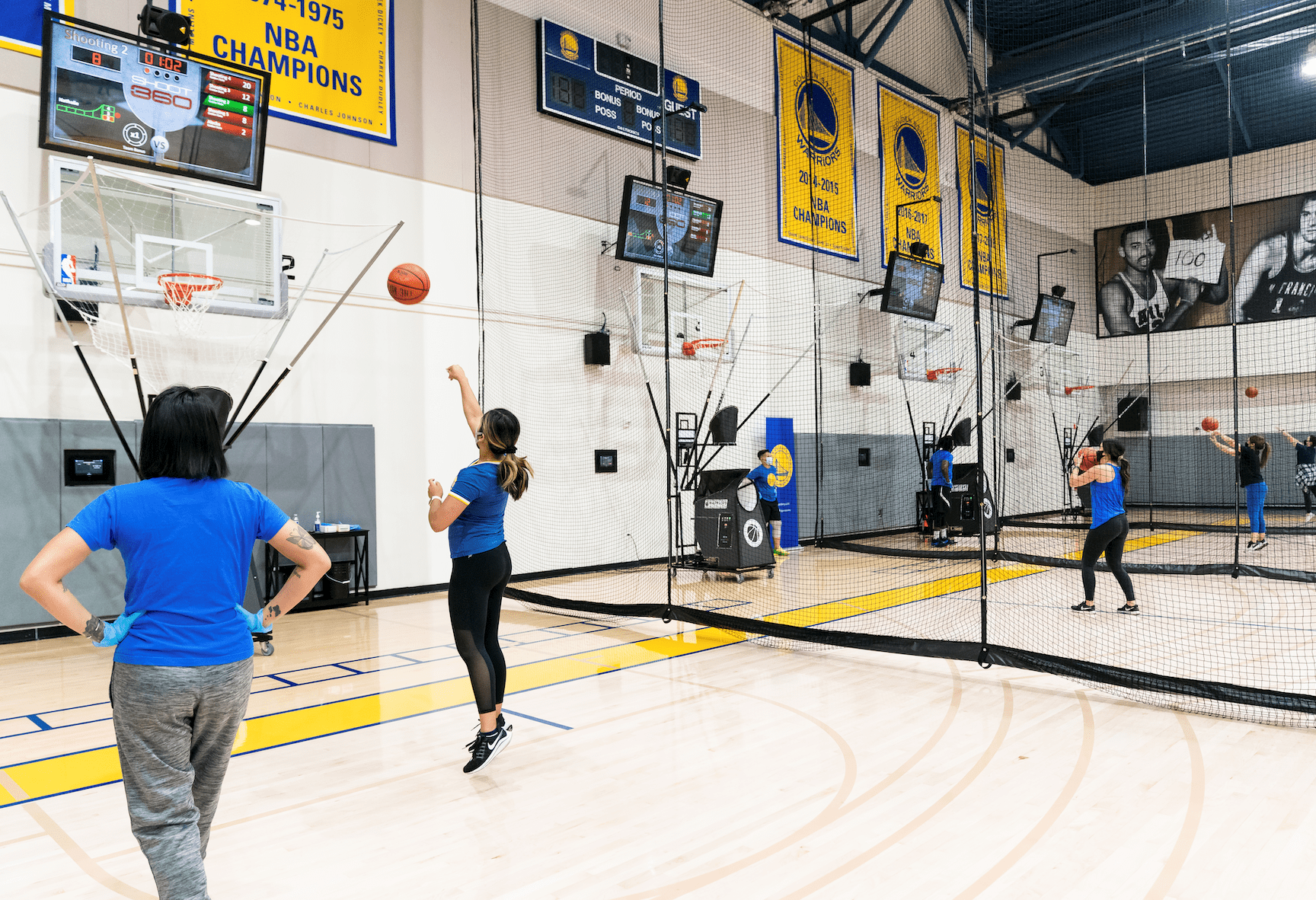 people playing basketball
