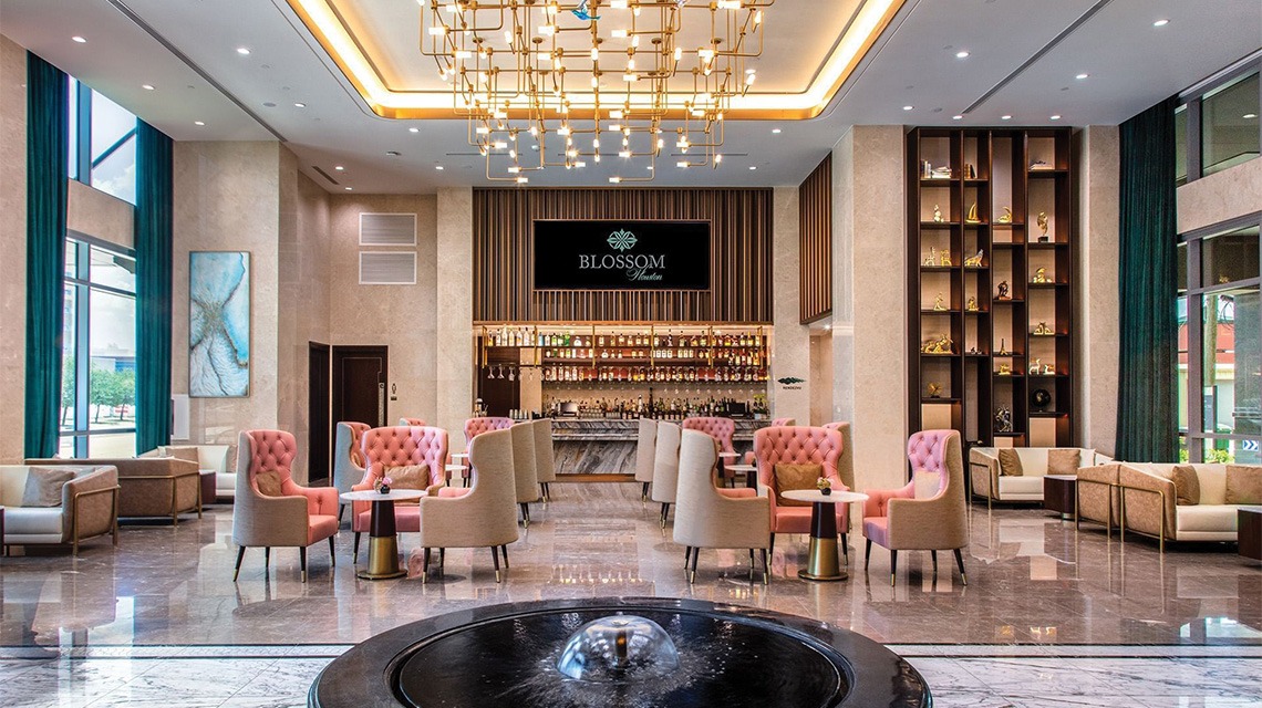 hotel lobby