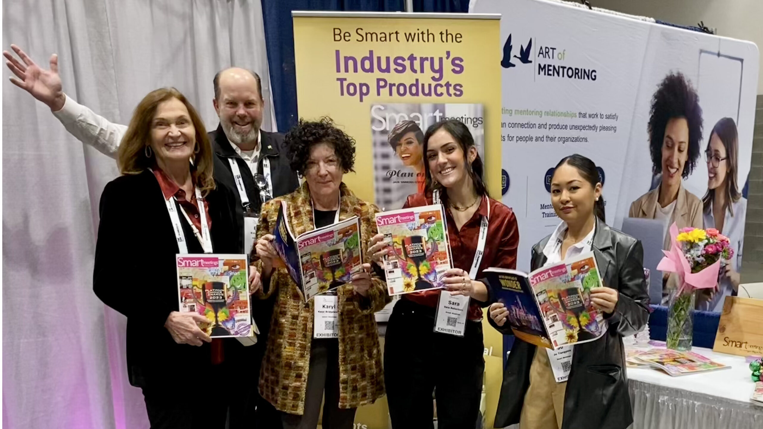 The Smart Meetings team at CalSAE Seasonal Spectacular 2023