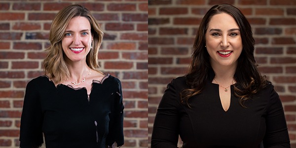 Headshots of Claire Carlin and Tara Miller