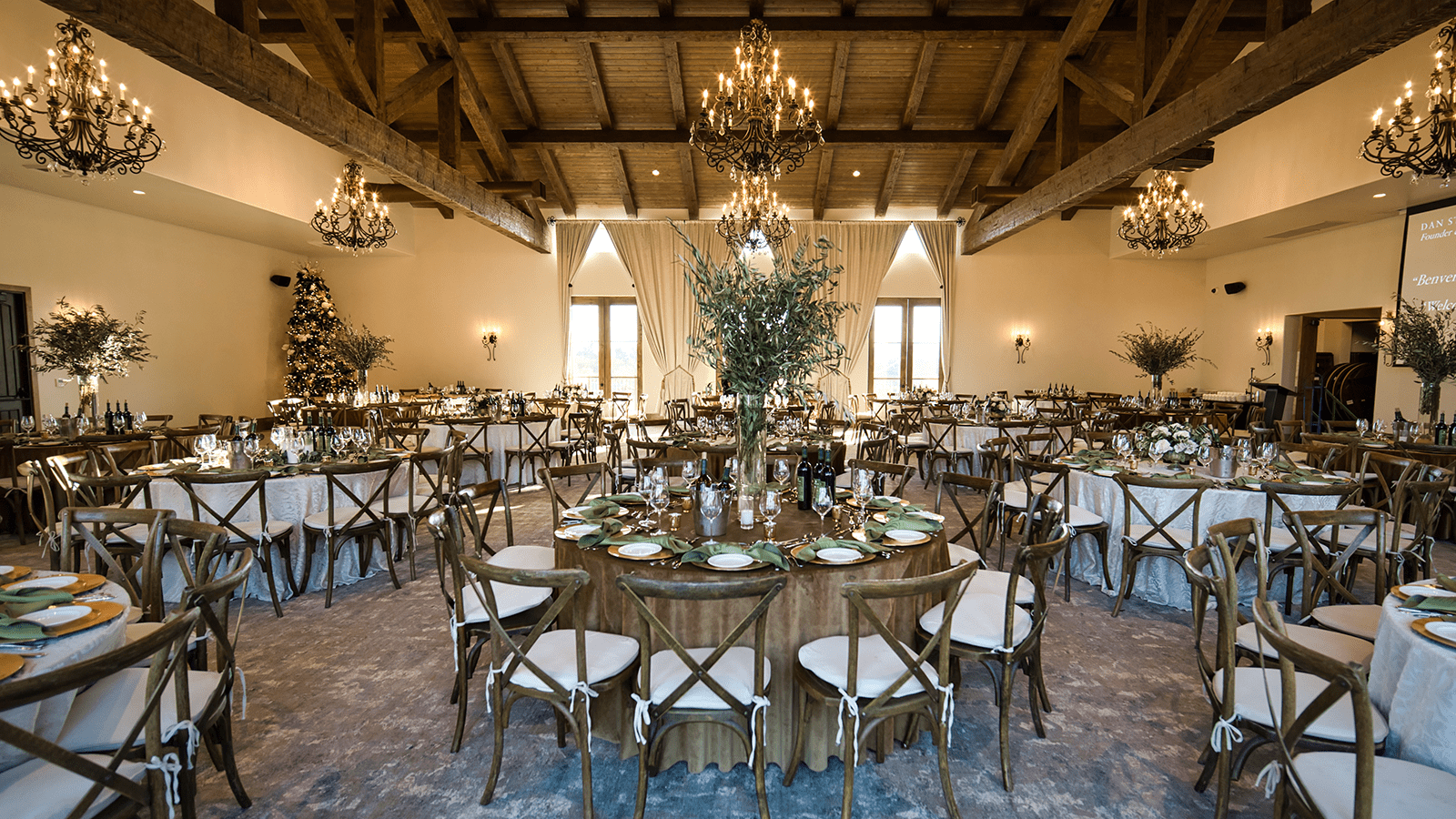 Event space at Europa Village: Vienza