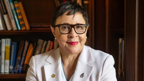 woman in white suit