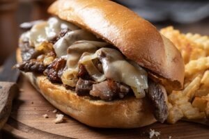 cheesesteak sandwich