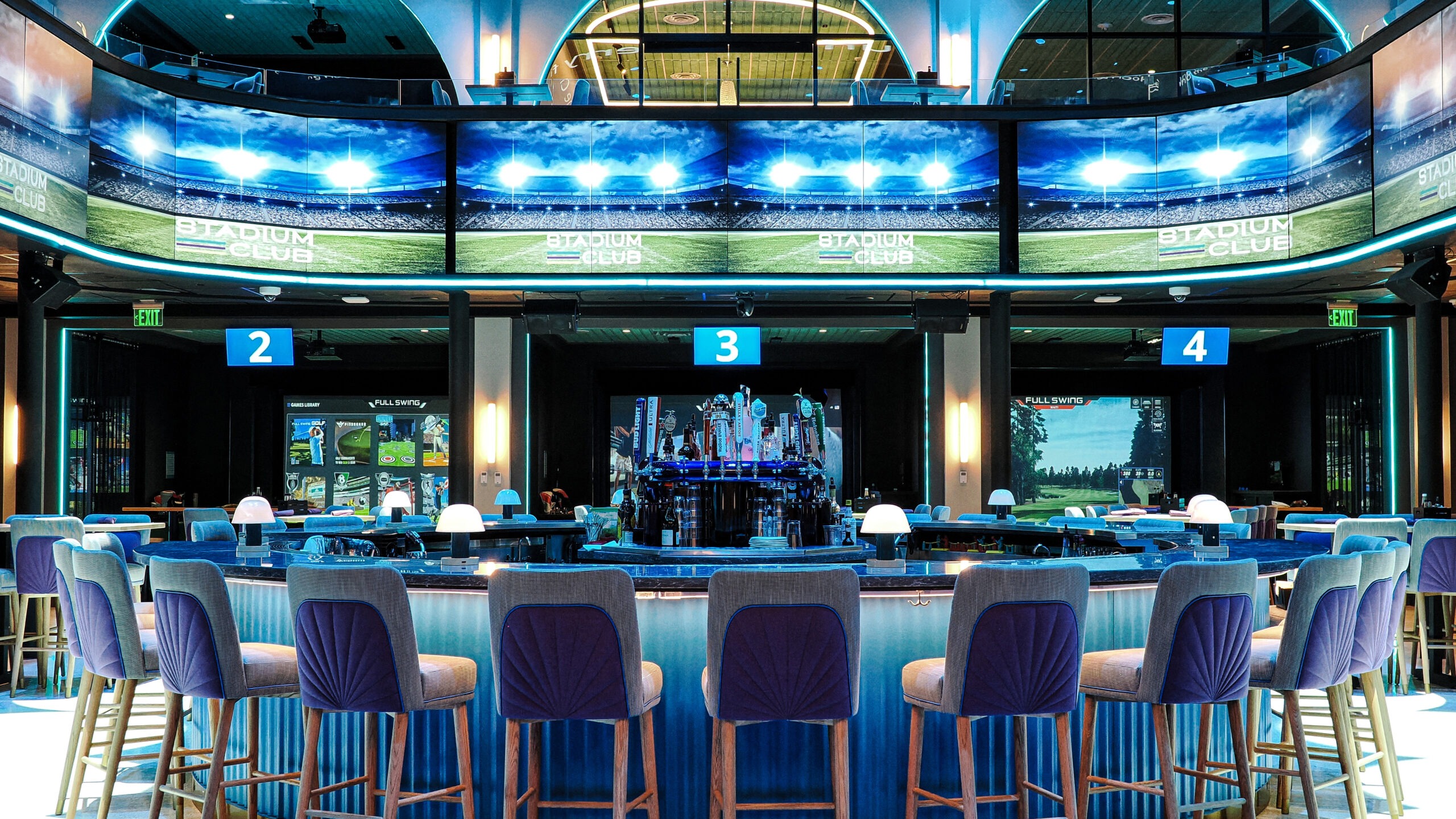 Stadium Club for New and Renovated
