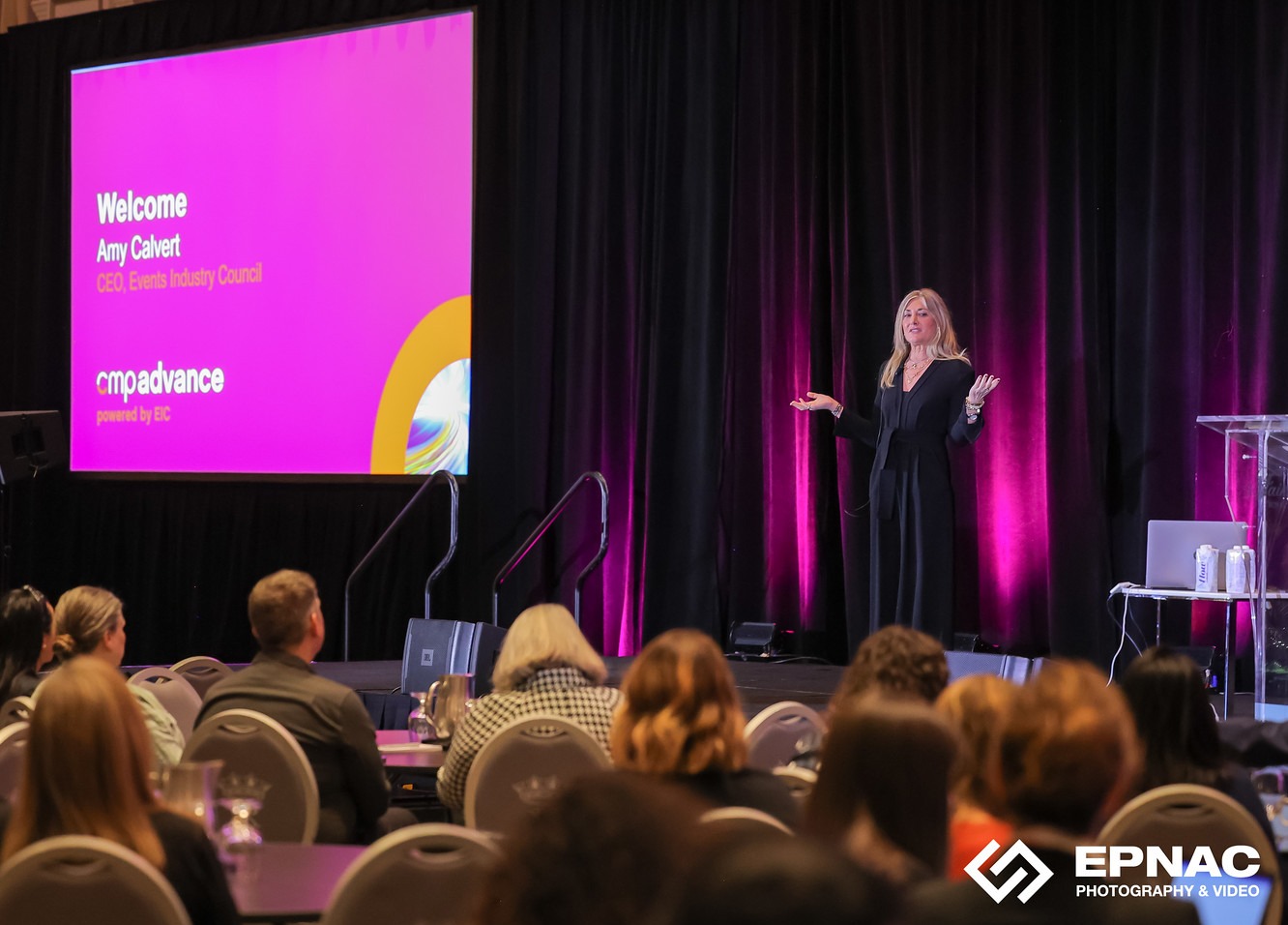 EIC CEO Amy Calvert at the CMP Advance welcome session
