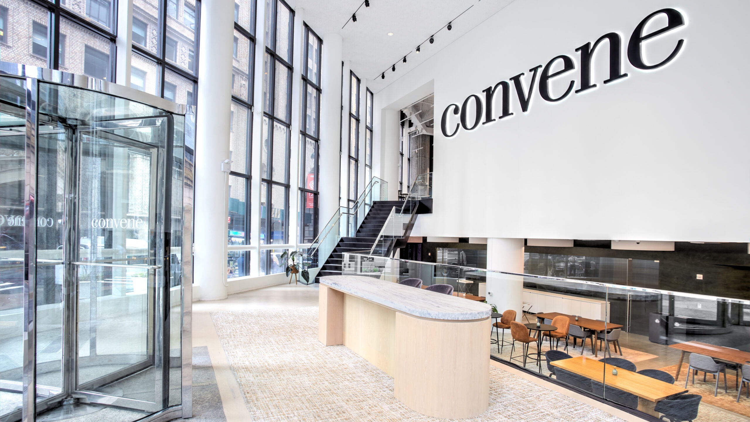 Lobby of Convene 101 Park Avenue