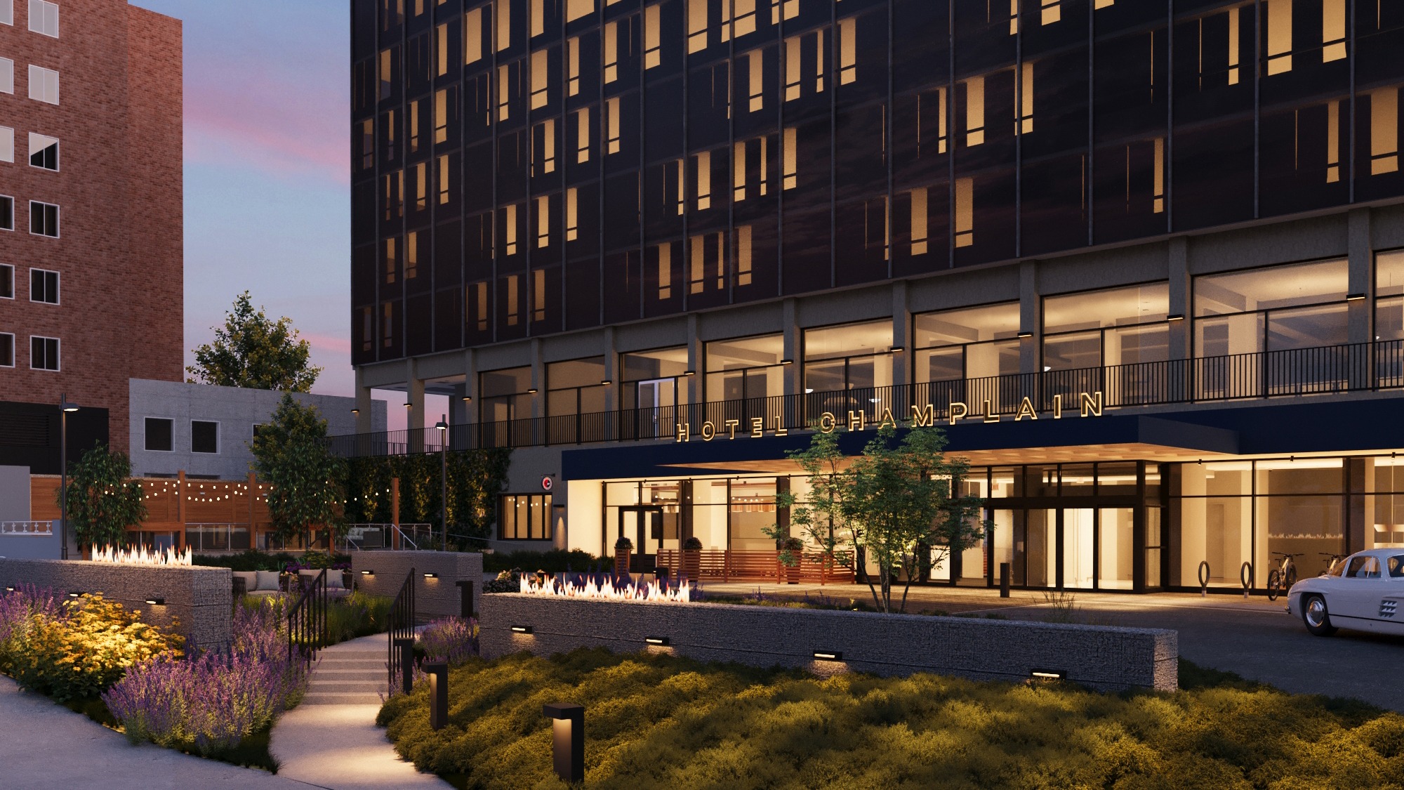 Hotel Champlain exterior