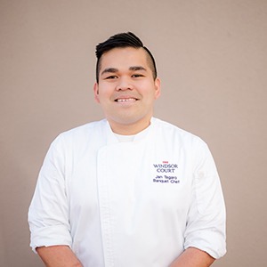 Headshot of Jan Tagaro, banquet chef at The Windsor Court