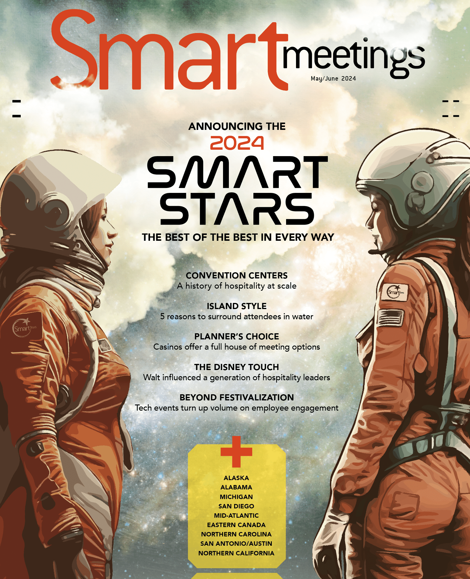 illustration if two astronauts