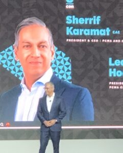 Sherrif Karamat on stage