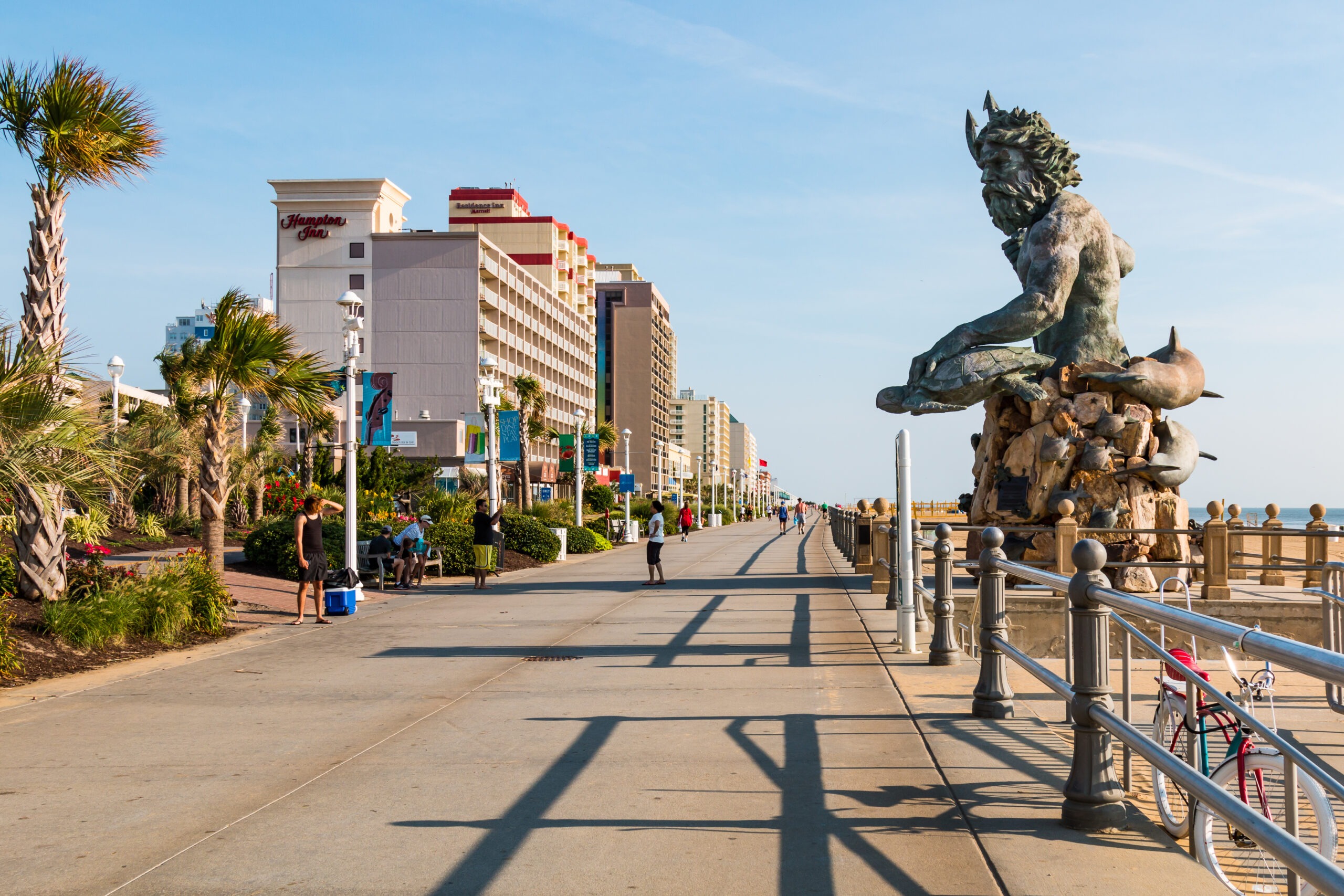 boardwalk in Virginia Beach