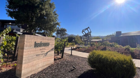 Entrance to Bardessono Hotel and Spa