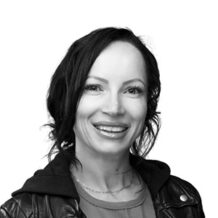 Black and white image of Anca Platon Trifan profile photo