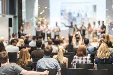 Group of businesspeople having celebration