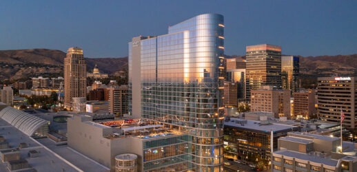 Hyatt Regency and Salt Lake City Skyline