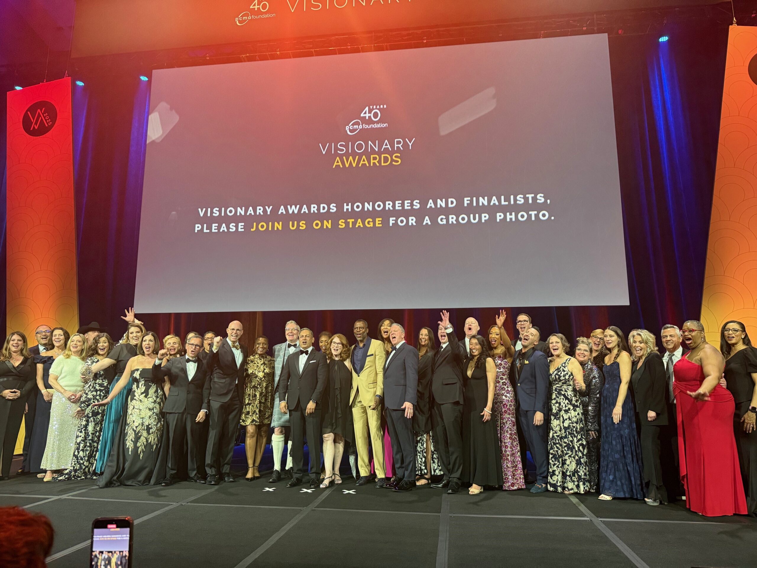 PCMA Visionary Awards winners and presenters