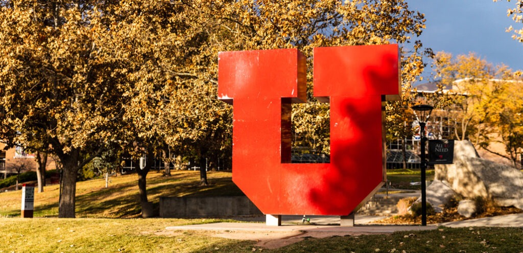 Red university of utah symbol