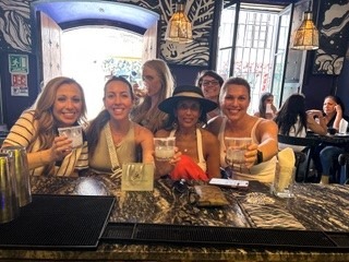 women at bar