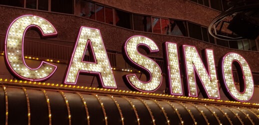 Casino signage on property